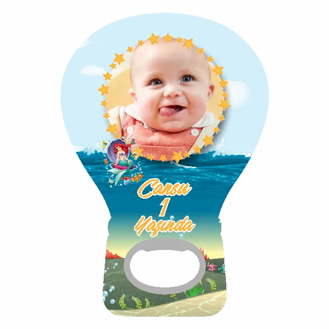 Deniz Kızı Temalı Balon Açacak Magneti